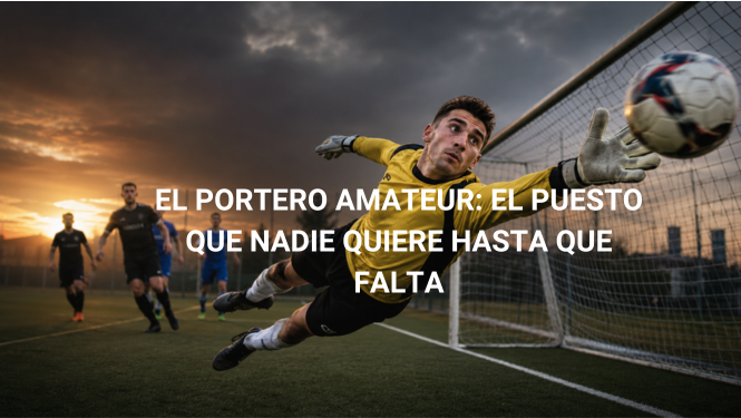 El Portero Amateur: El Puesto Que Nadie Quiere Hasta Que Falta
